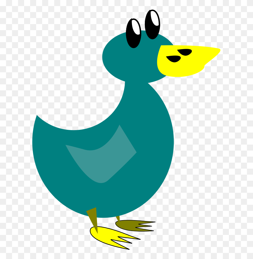625x800 Free Clipart - Duck Family Clipart