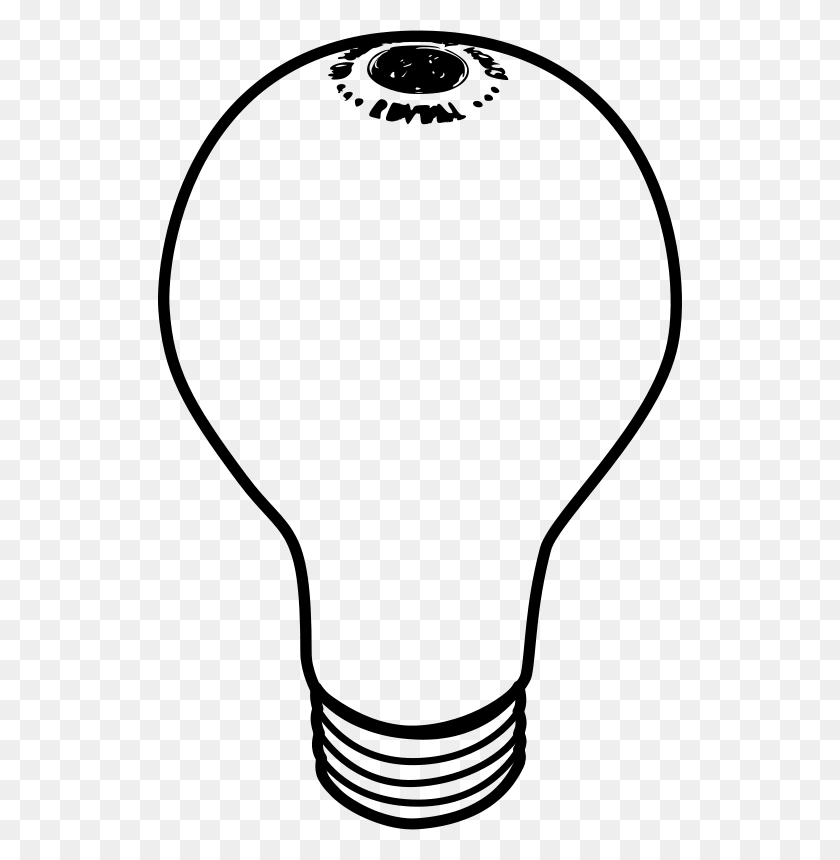 524x800 Free Clipart - Edison Bulb Clipart