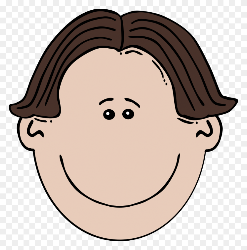 786x800 Free Clipart - Face Talking Clipart