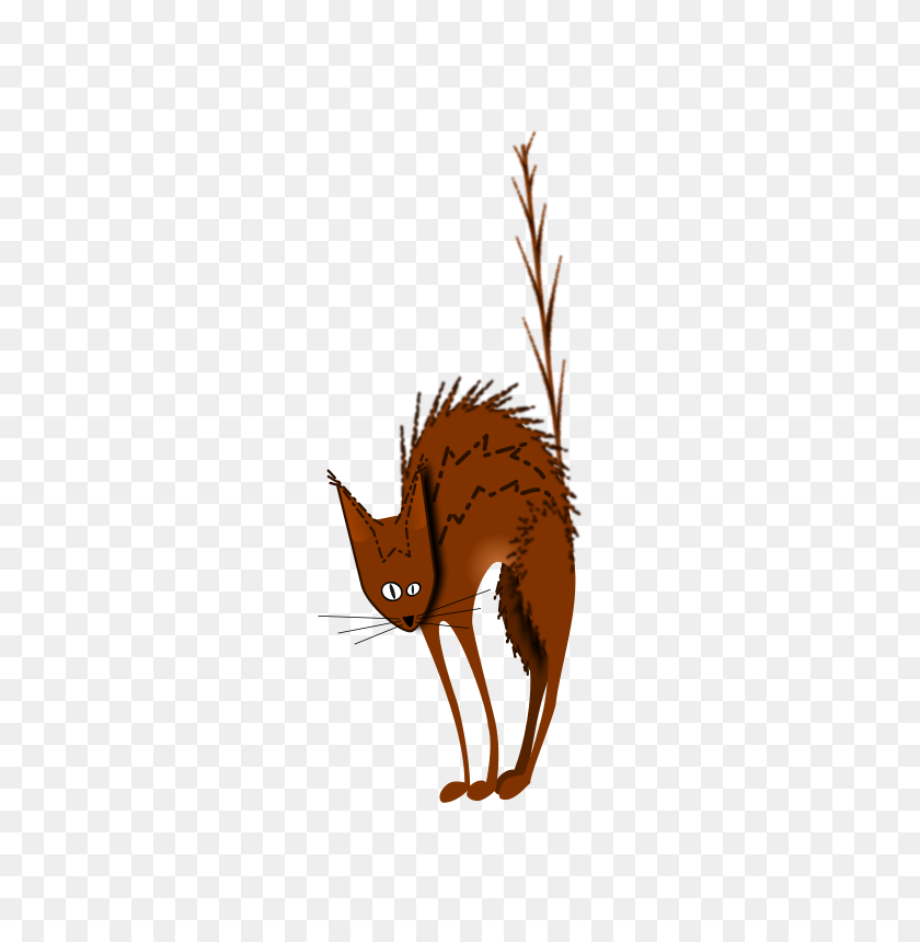 566x800 Free Clipart - Frightened Clipart