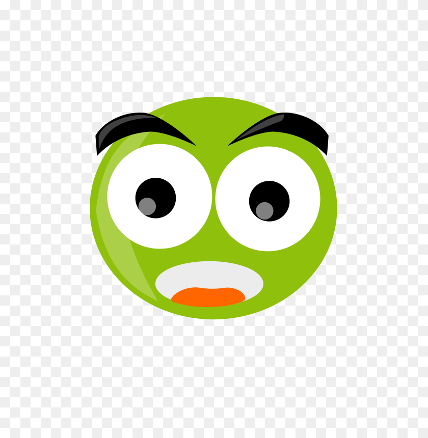 566x800 Free Clipart - Frog Face Clipart