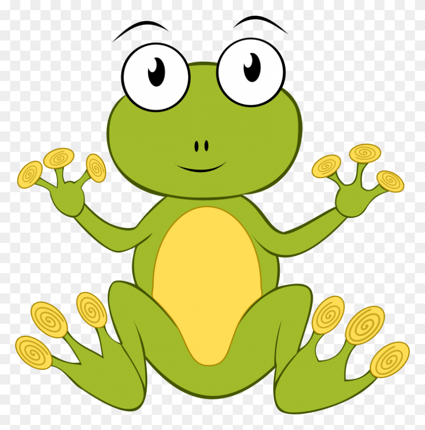 789x800 Free Clipart - Frog Pond Clipart