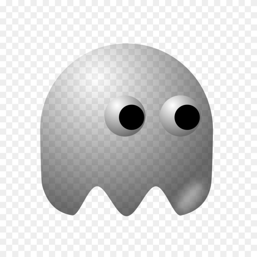 800x800 Free Clipart - Ghost Clipart Black And White