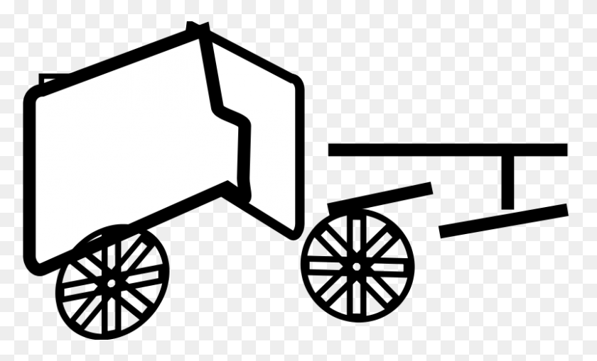 800x461 Free Clipart - Horse And Buggy Clipart