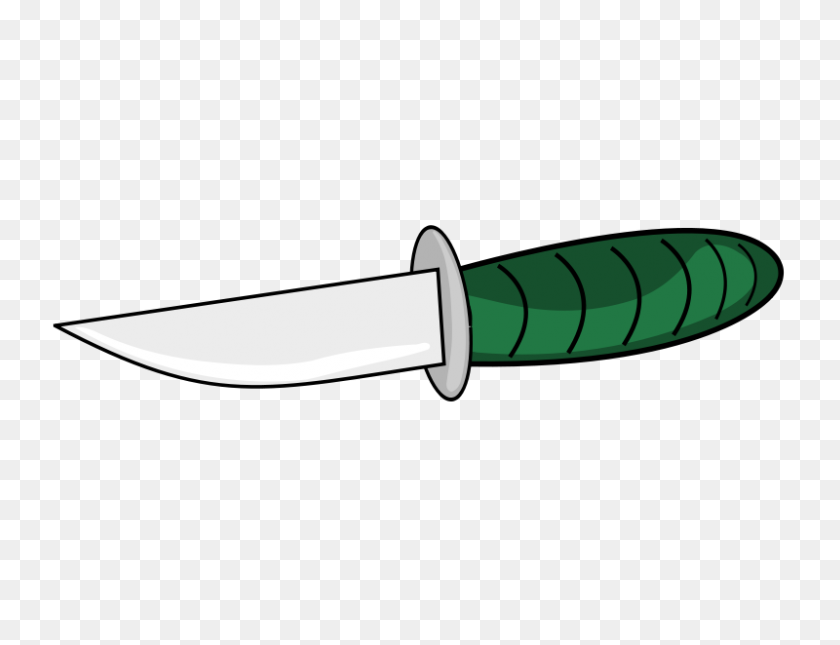 800x600 Free Clipart A Knife - Clipart De Caza Gratis