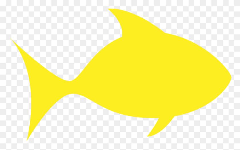 800x475 Free Clipart A Yellow Fish - Yellow Fish Clipart
