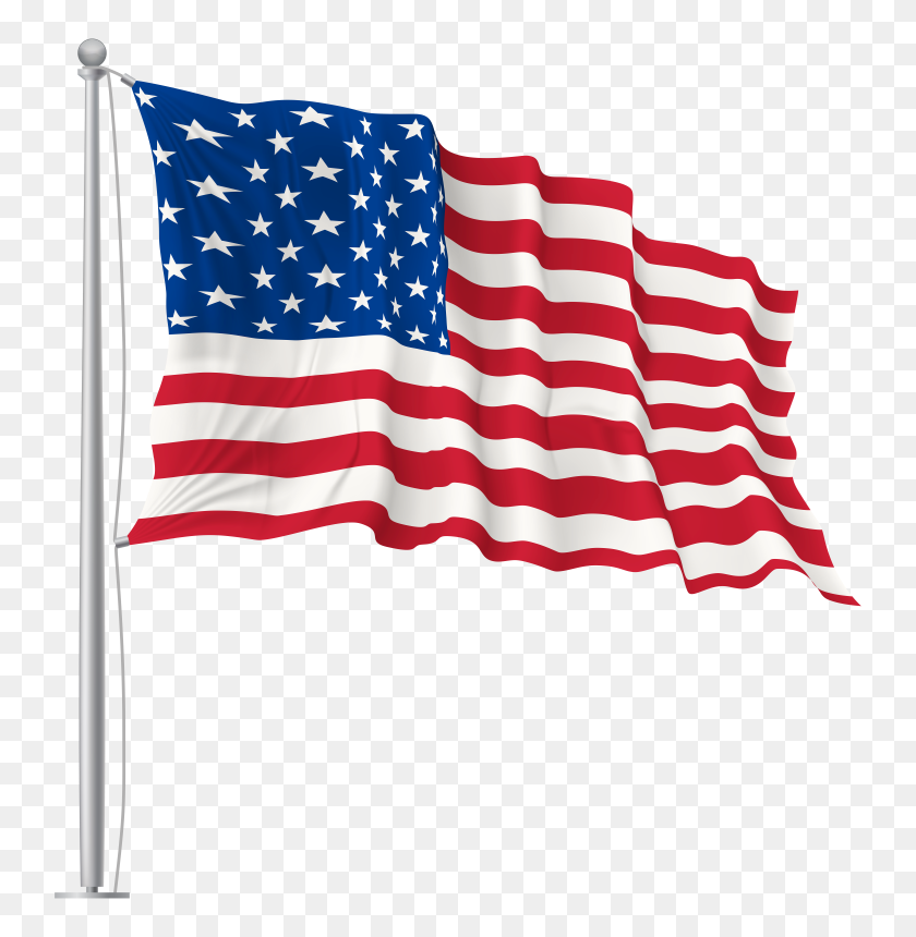 Free Clipart American Flag Waving American Flag Waving Png