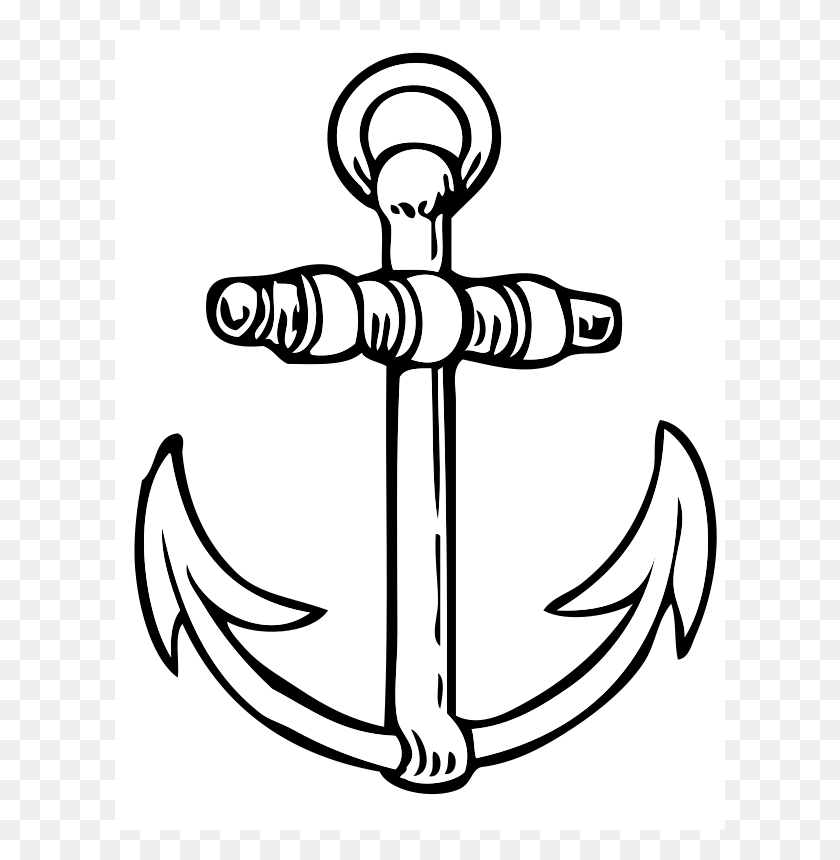 610x800 Free Clipart Anchor Johnny Automatic - Free Anchor Clip Art