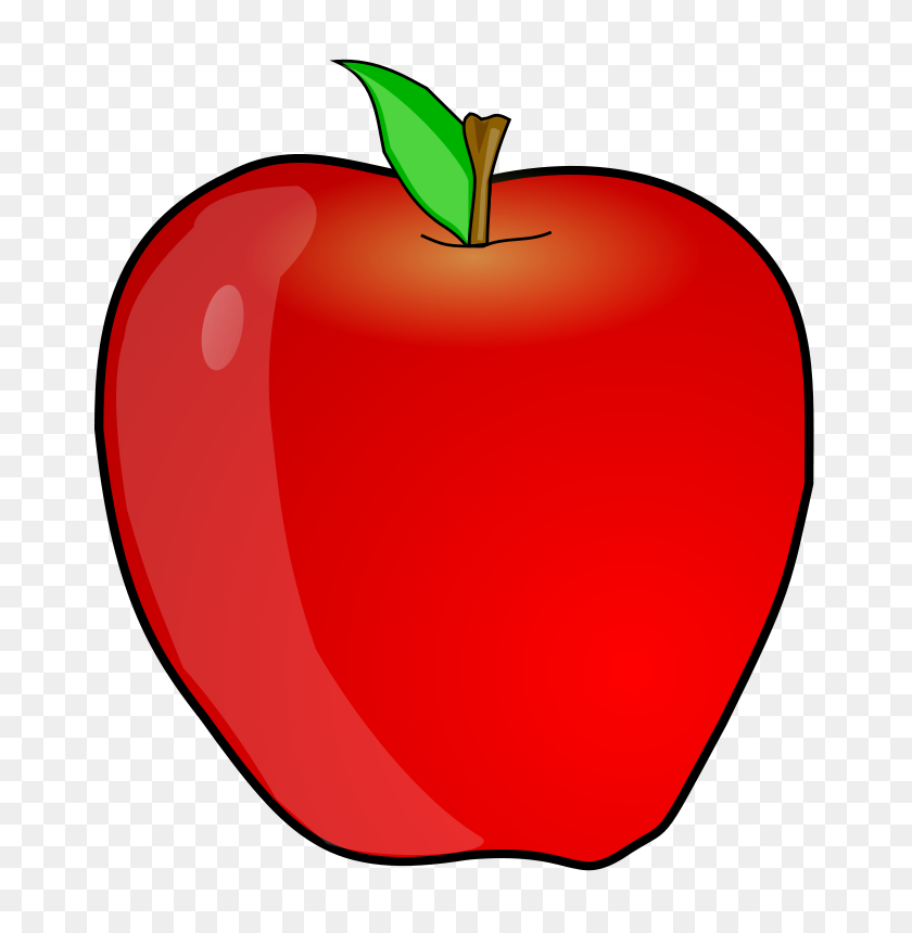 707x800 Free Clipart Another Apple Anonymous - Free Clip Art