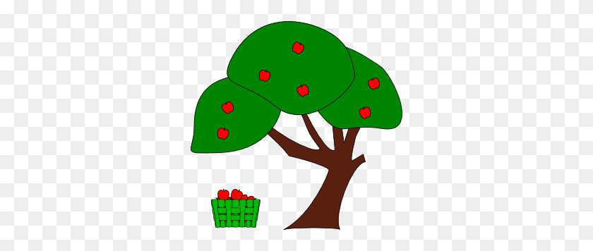 300x296 Free Clipart Apple Tree Clip Art Images - Tree Branch Clipart