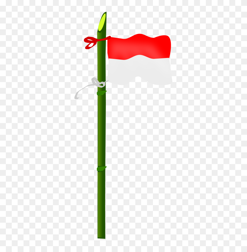 360x800 Free Clipart Bamboo And Indonesian Flag Insan - Bamboo Clipart