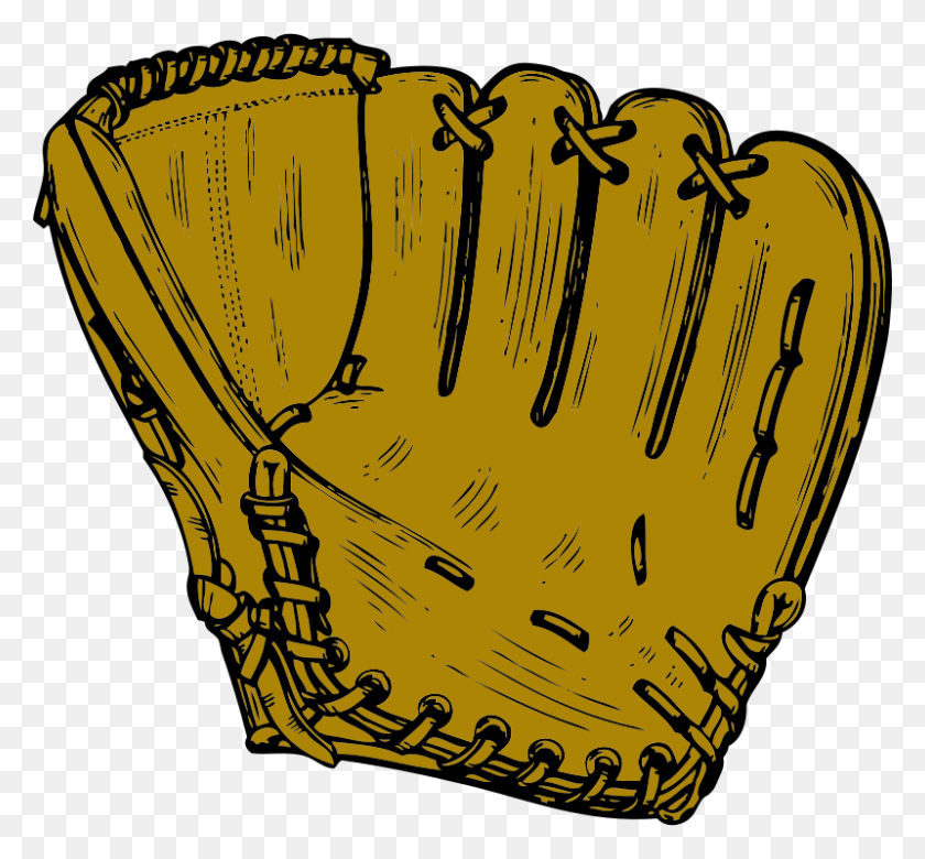 800x739 Free Clipart Baseball Glove Johnny Automatic - Baseball Glove Clipart