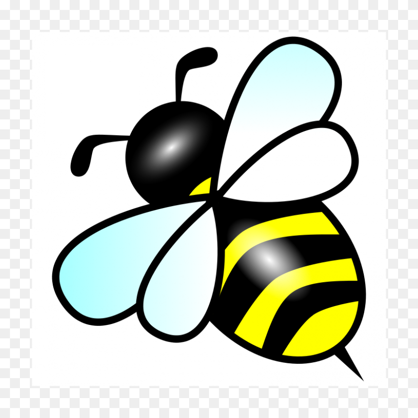 800x800 Бесплатный Клипарт Bee Forestgreen - Клипарт Укус Пчелы