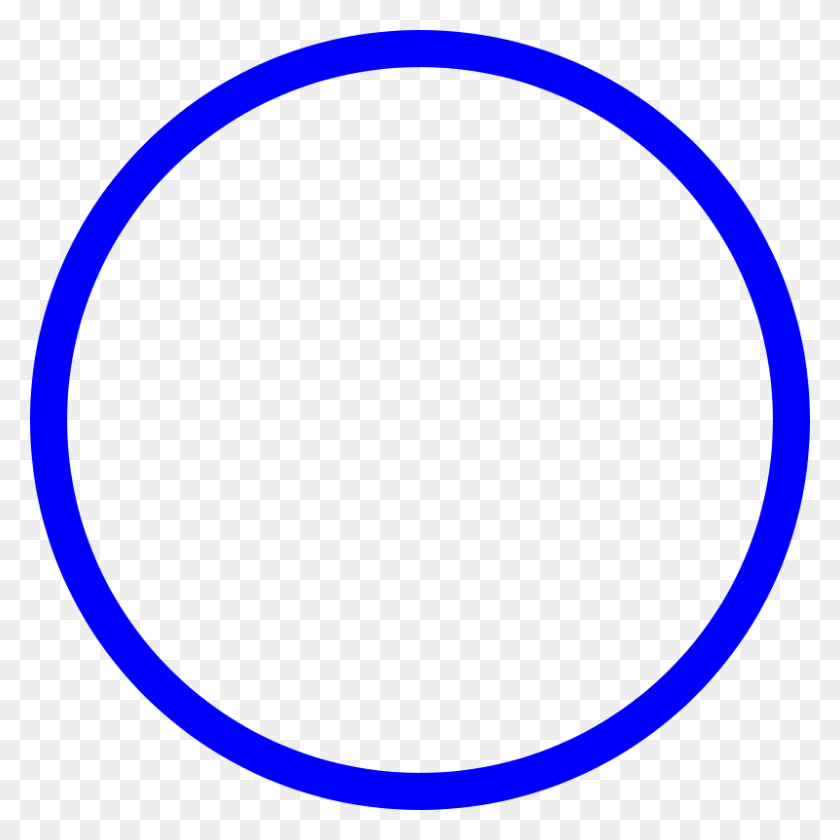 800x800 Free Clipart Blue Circle Mireille - Circle Clipart