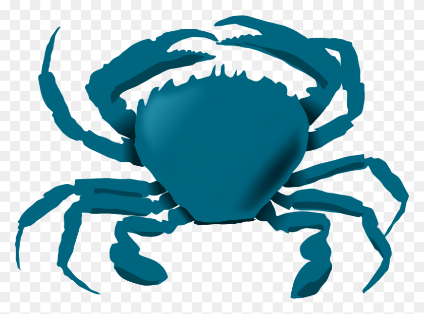 800x578 Free Clipart Blue Crab Annaleeblysse - Free Crab Clipart
