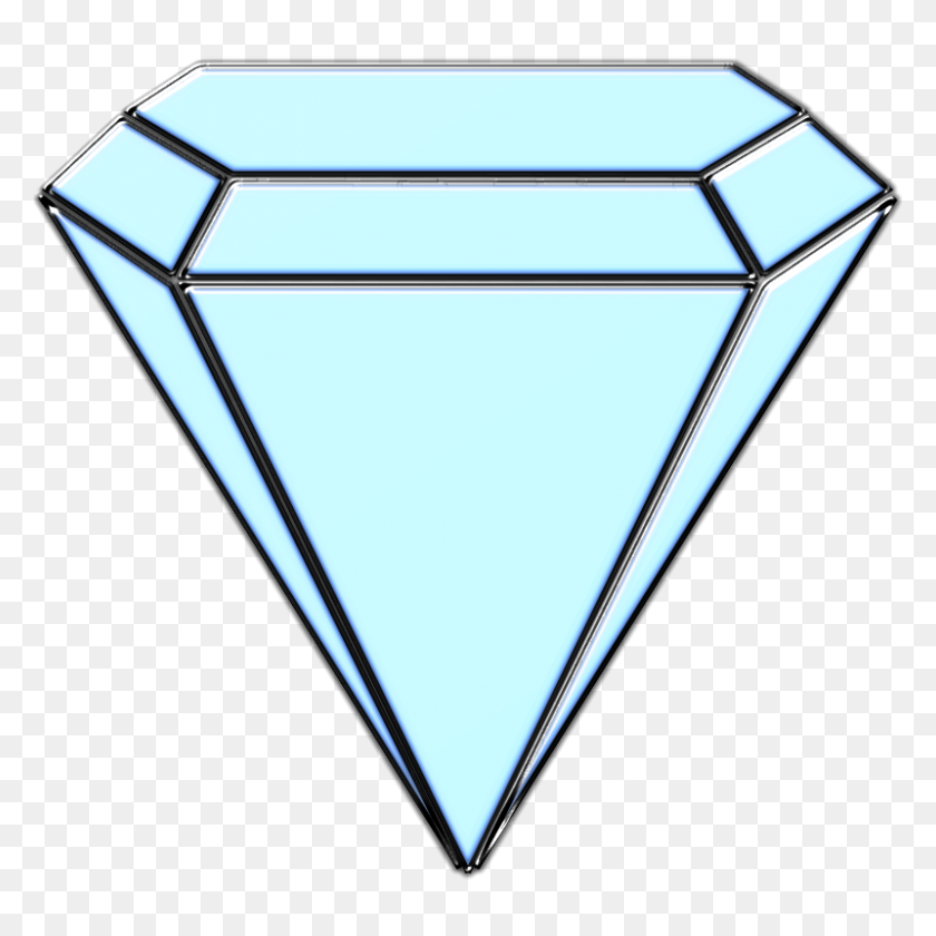 800x800 Free Clipart Blue Diamond - Blue Diamond Clipart