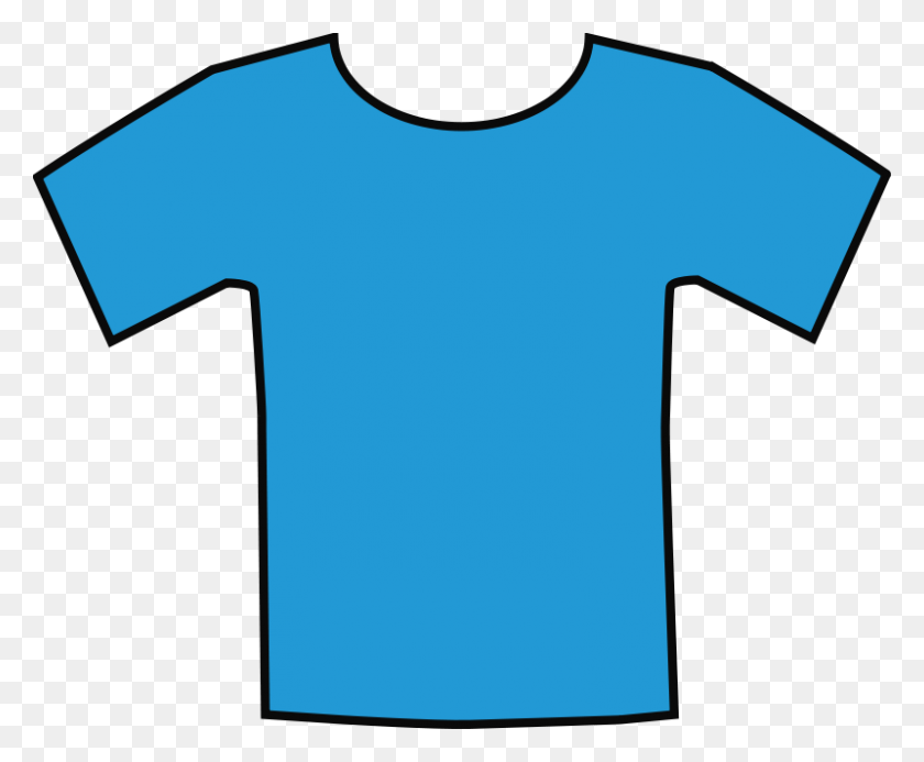 800x650 Free Clipart Blueteeshirt Wildchief - Tee Shirt Clip Art
