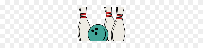 200x140 Free Clipart Bowling Pins And Ball Free Clipart Download - Bowling Party Clipart