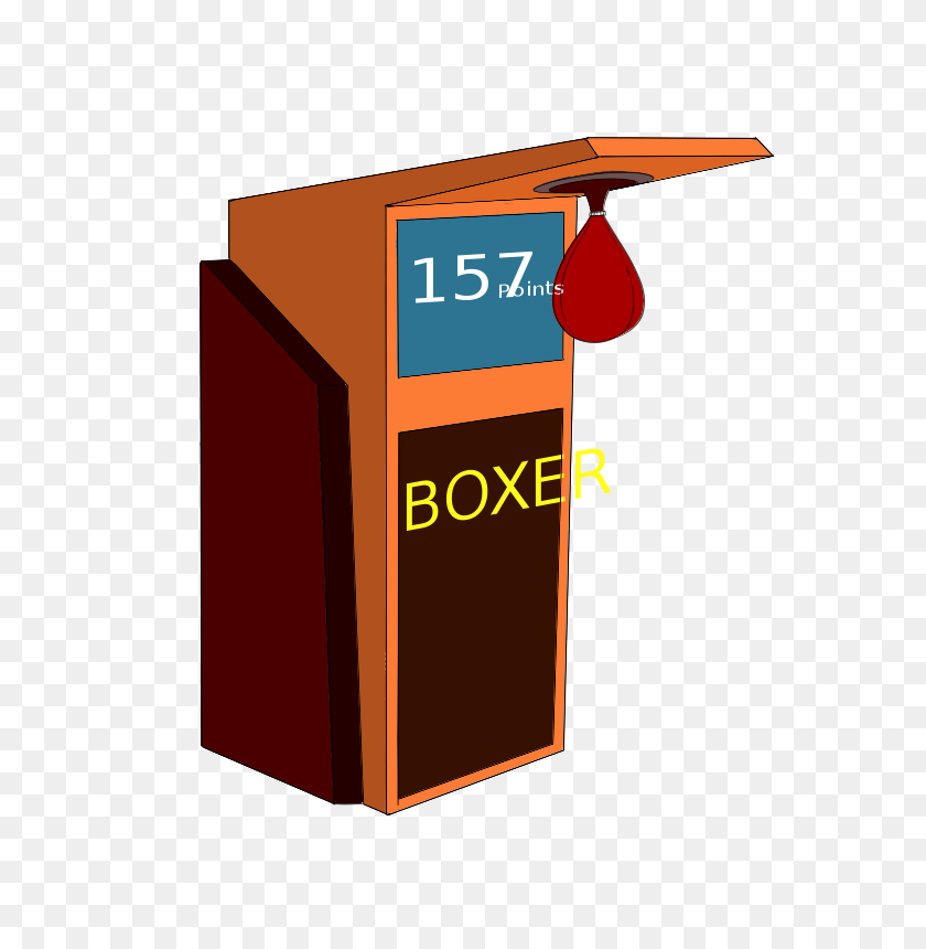 667x800 Free Clipart Boxing Arcade Machine Casino - Outhouse Clipart