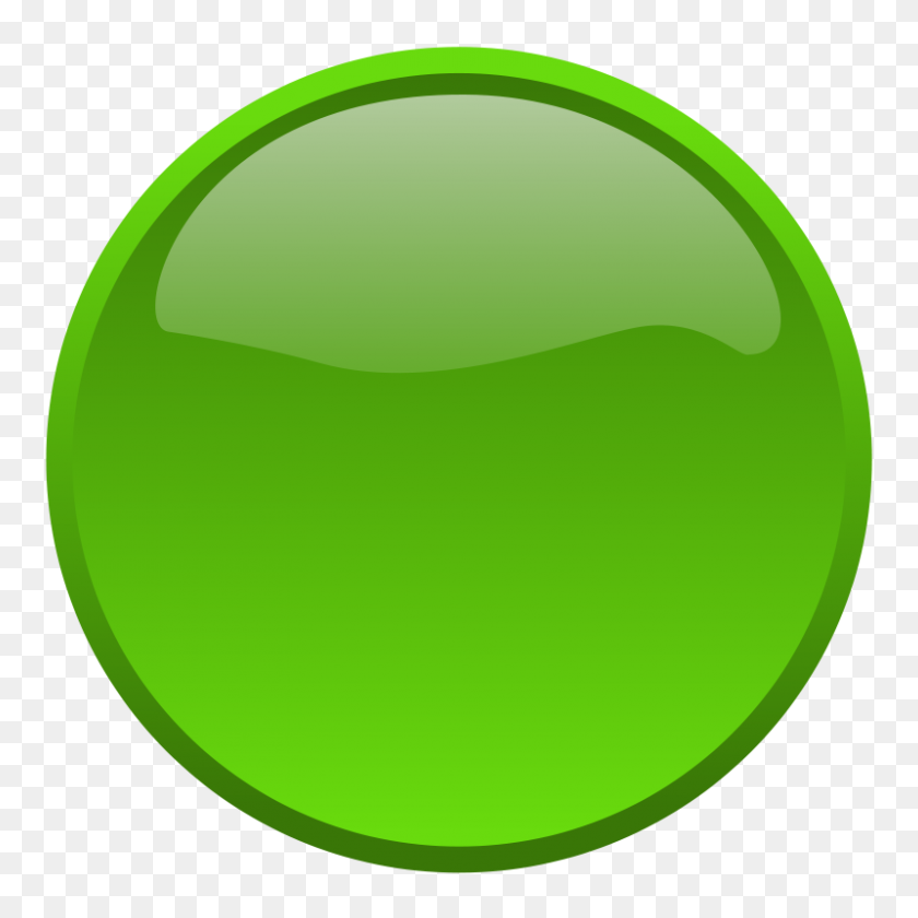 800x800 Free Clipart Button Green Anonymous - Green Circle Clipart