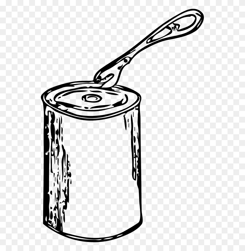 559x800 Free Clipart Can Opener And Can Johnny Automatic - Can Opener Clipart