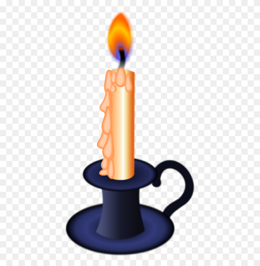 421x800 Free Clipart Candle Mart - Candle Clip Art Free