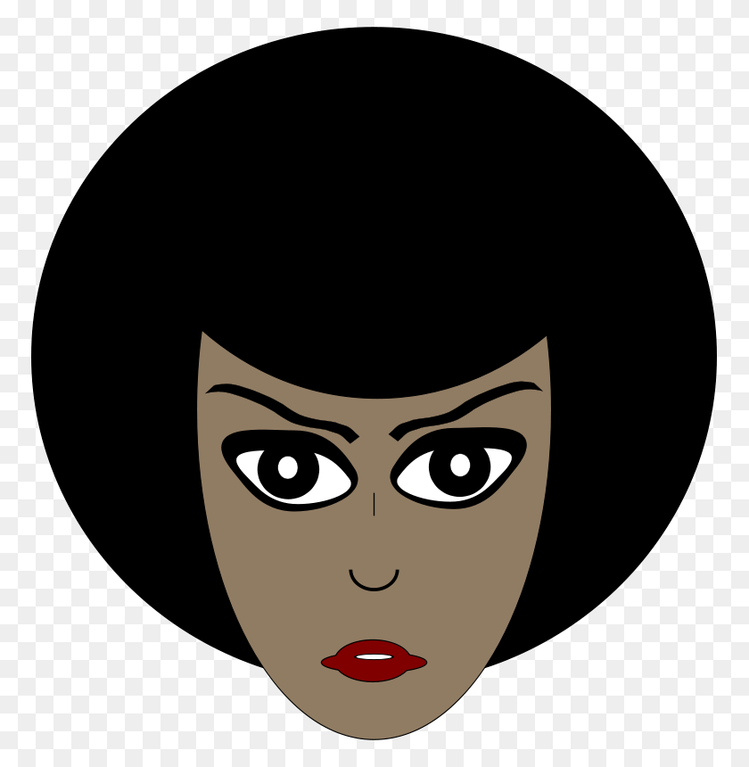769x800 Free Clipart Cartoon Mujer Afroamericana Fundraw Dot Com - American Girl Clipart