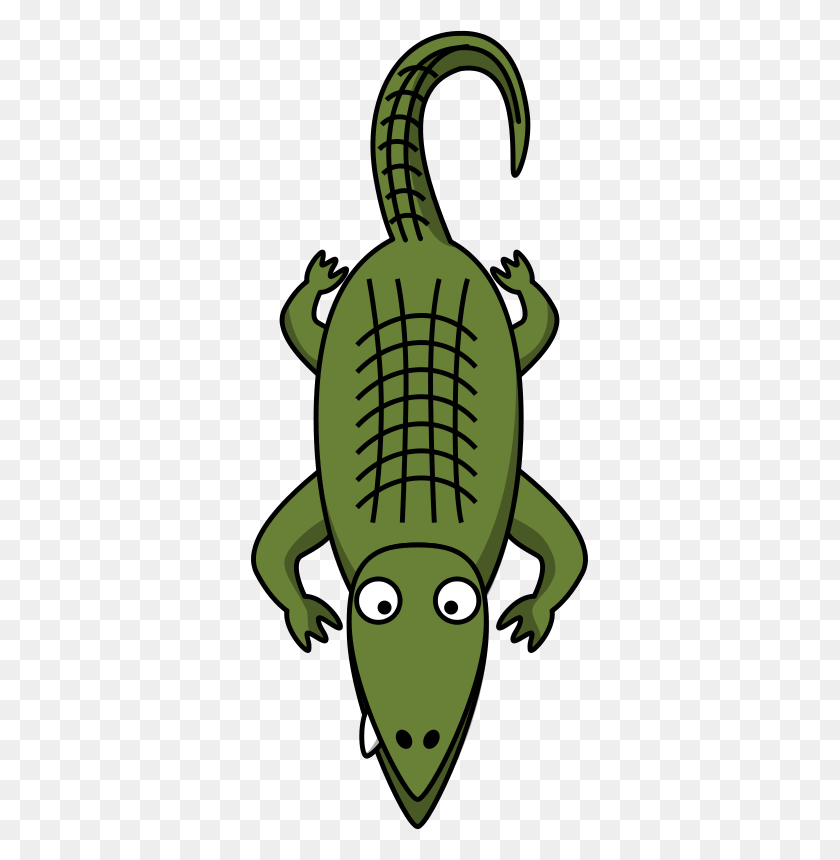 337x800 Бесплатный Клипарт Cartoon Alligator Studiofibonacci - Клипарт Universal Studios