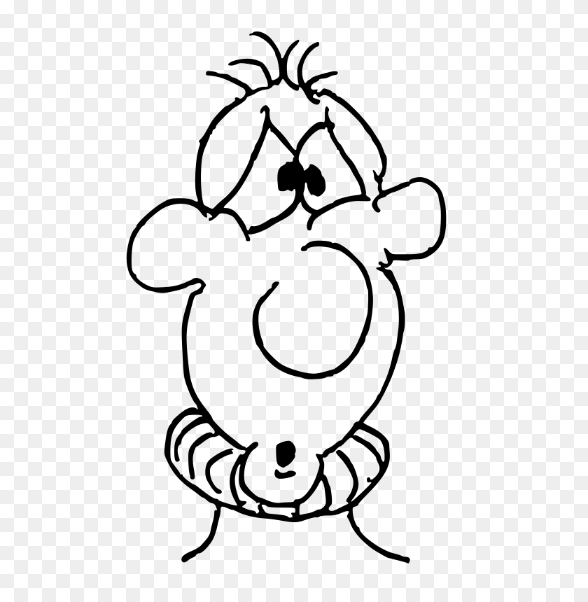 566x800 Free Clipart Cartoon Doodleguy - Whistle Clipart Black And White