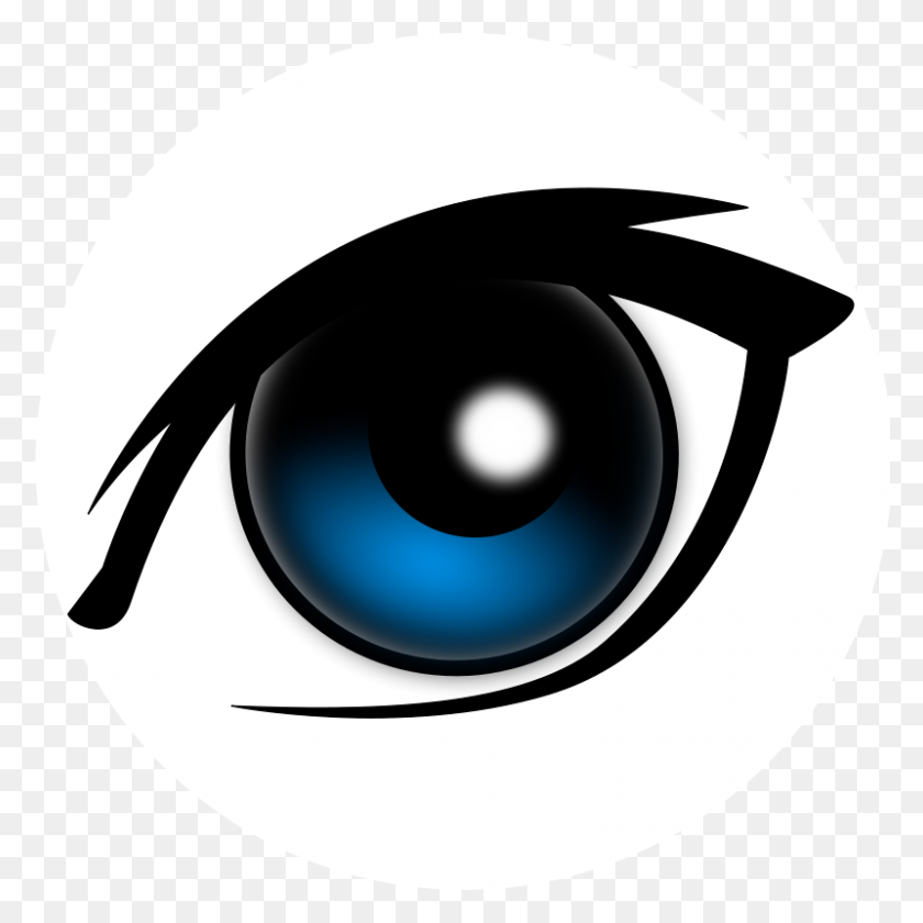 800x800 Бесплатный Клипарт Cartoon Eye Narrowhouse - Бесплатный Клип-Арт Глаза