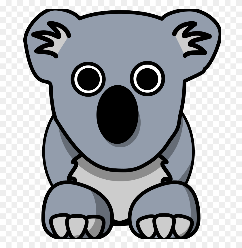 695x800 Free Clipart Cartoon Koala Apaulcalypse - Koala Clipart