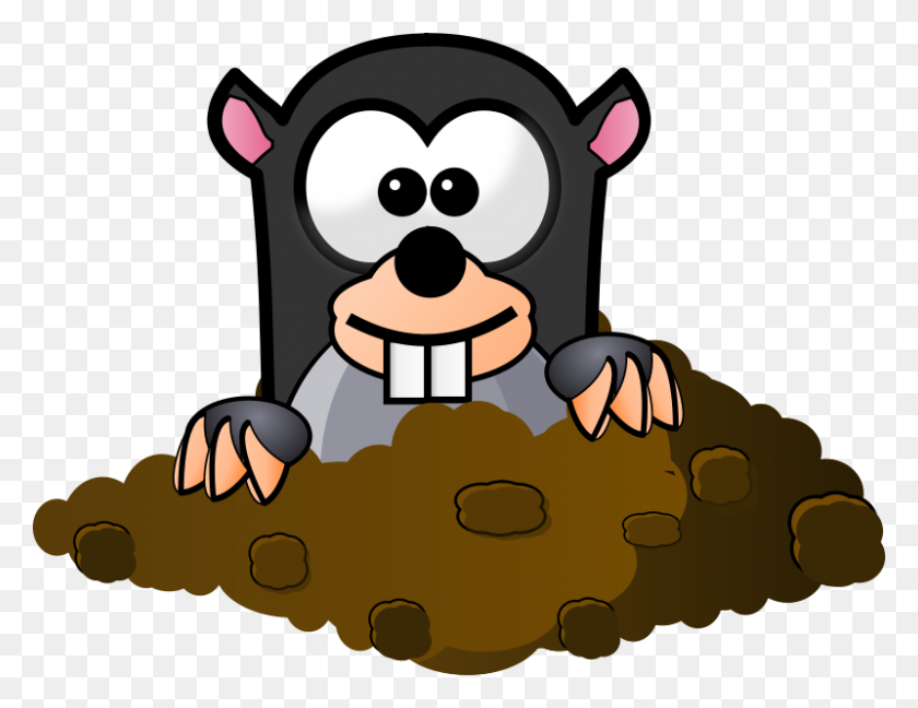 800x604 Free Clipart Cartoon Mole Magnesus - New Address Clipart