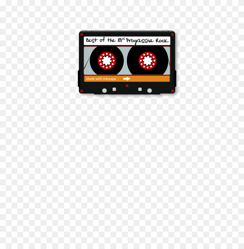 566x800 Free Clipart Cassete Tape - Hollywood Theme Clipart