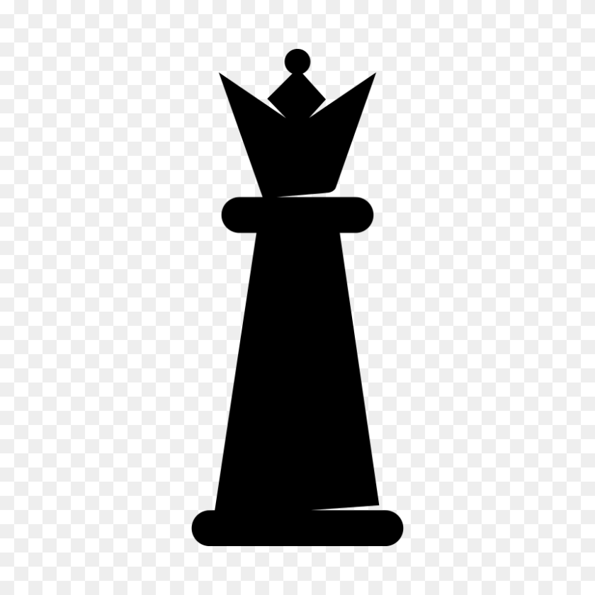800x800 Free Clipart Chess Queen Williamtheaker - Queen Chess Piece Clipart