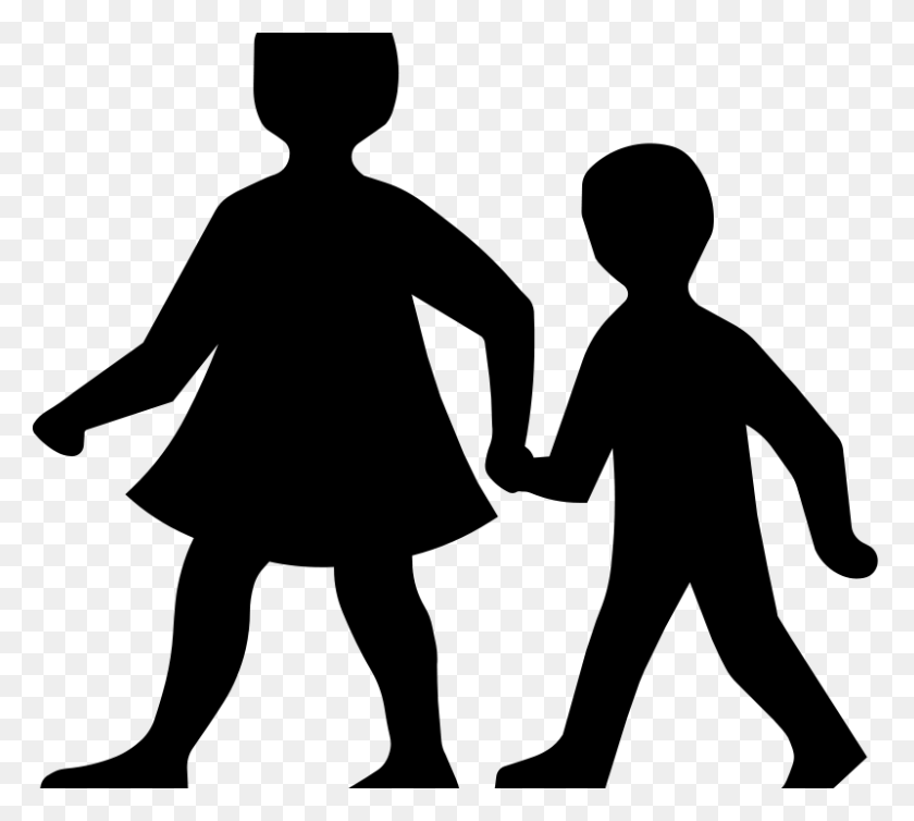 800x712 Free Clipart Children Crossing Road Sign Ryanlerch - Free Clip Art Children