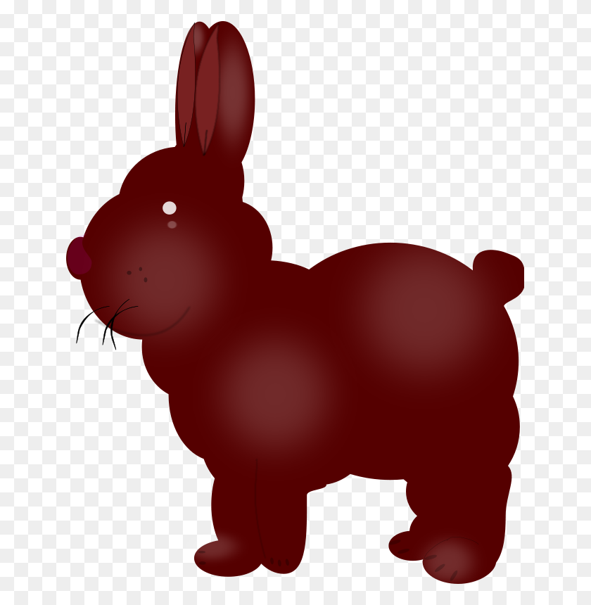 651x800 Free Clipart Chocolate Bunny Feraliminal - Chocolate Bunny Clipart