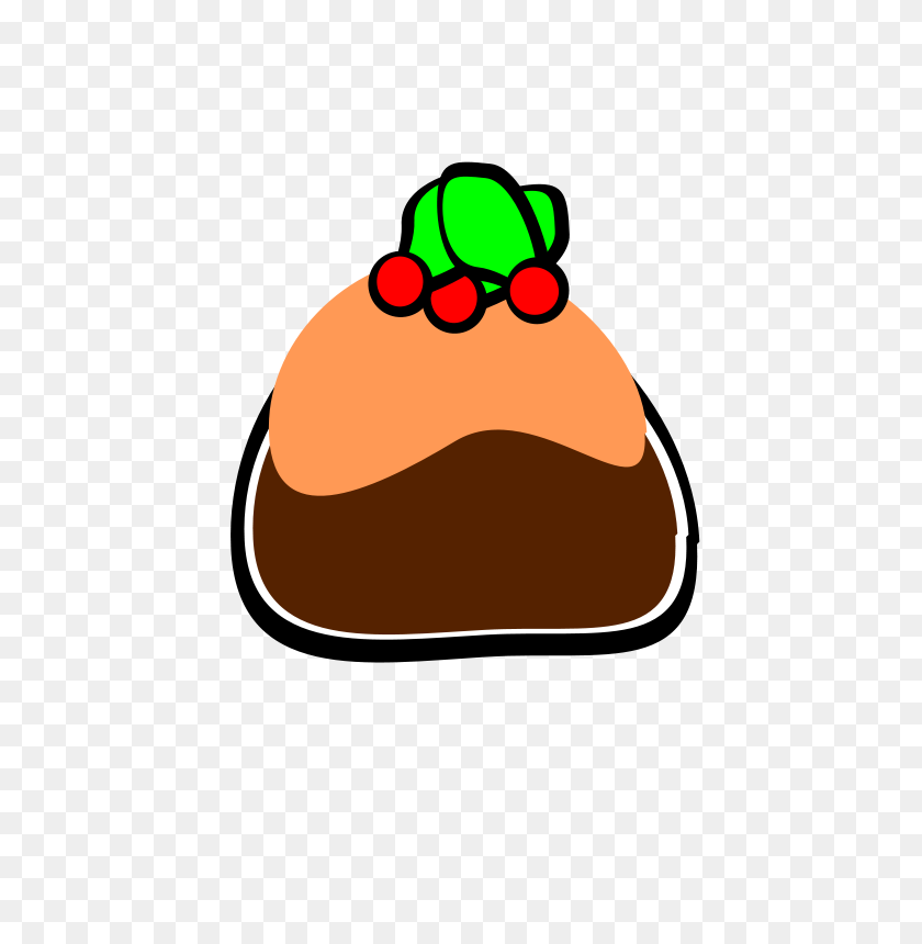 566x800 Free Clipart Christmass Pudding Peterbrough - Pudding Clipart