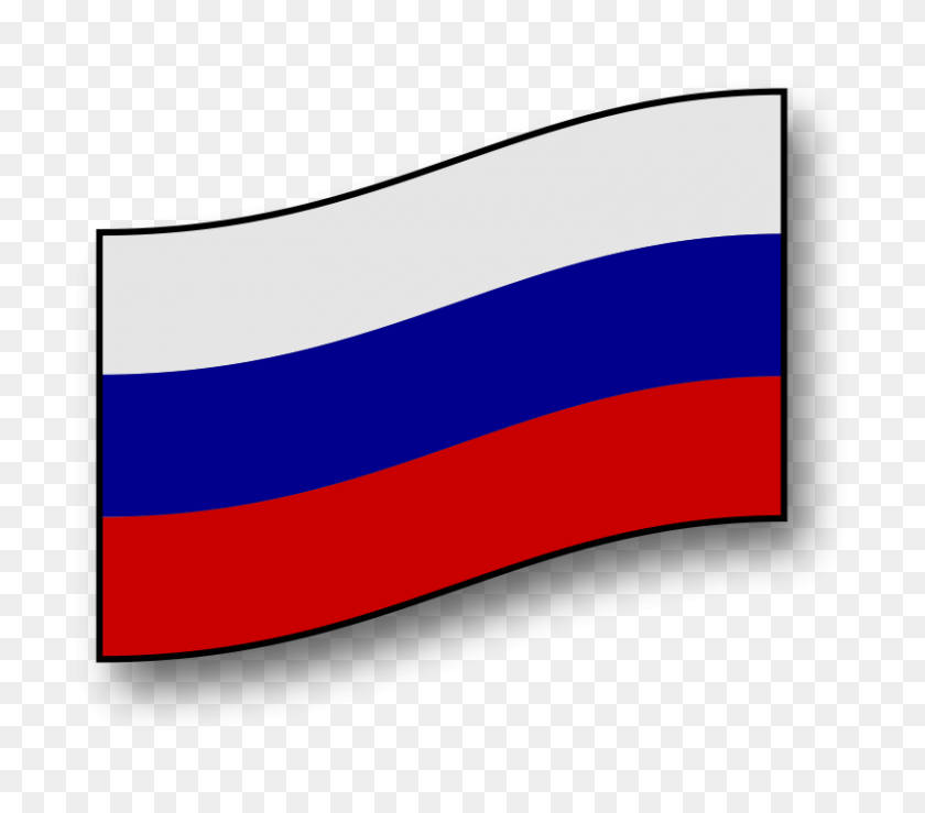 800x697 Free Clipart Clickable Rusia Flag Gmcglinn - Clipart De La Bandera De Rusia