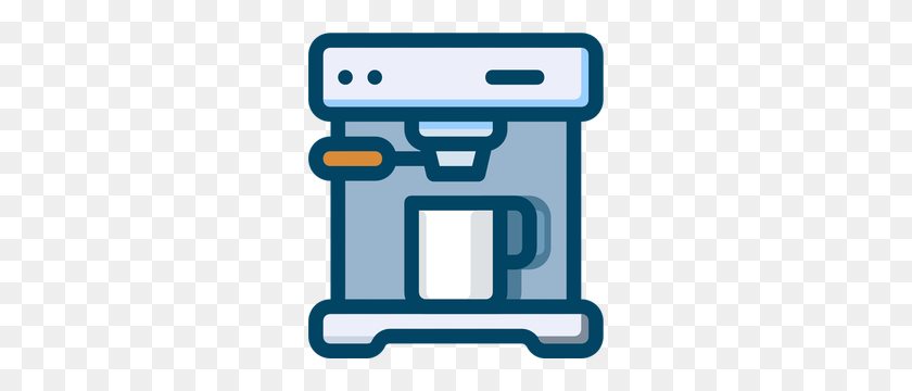 272x300 Free Clipart Coffee Maker - Coffee Maker Clipart