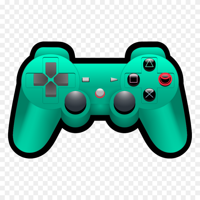 800x800 Free Clipart Color Playstation Controller Matthewhenninger - Playstation Controller Clipart