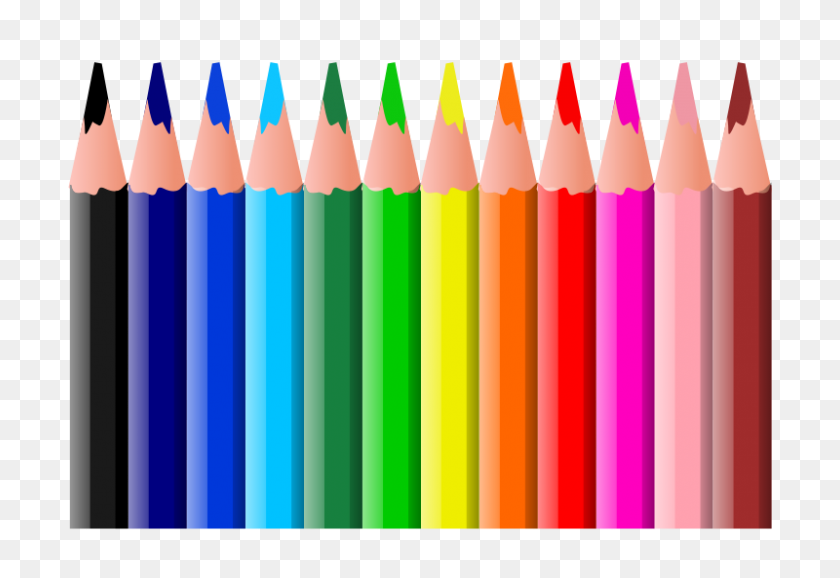 800x532 Бесплатный Клипарт Цветные Карандаши Valessiobrito - Crayola Crayon Clipart