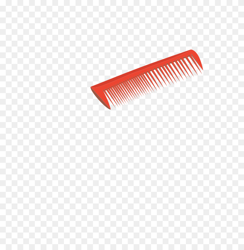 618x800 Free Clipart Comb Raaveec - Combing Hair Clipart