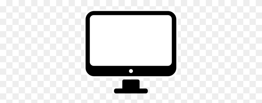 300x271 Free Clipart Computer Screen - Monitor Clipart