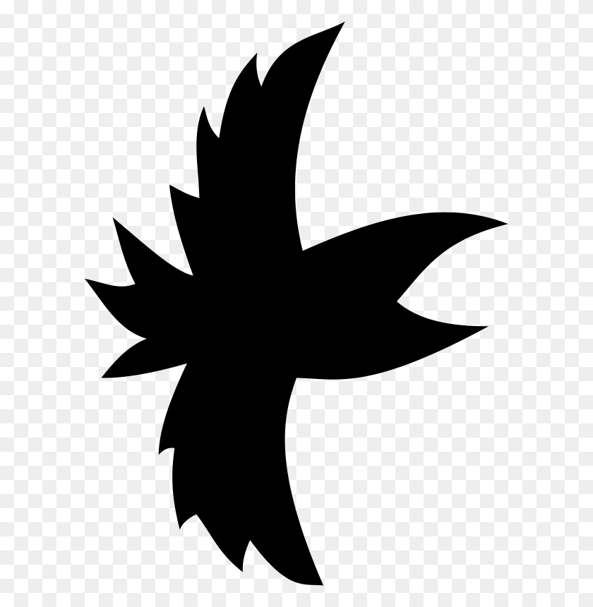600x800 Бесплатный Клипарт Crow - Ворона Черно-Белый Клипарт