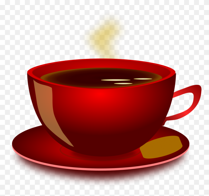 800x744 Free Clipart Cup Of Tea Olku - Tea Clipart