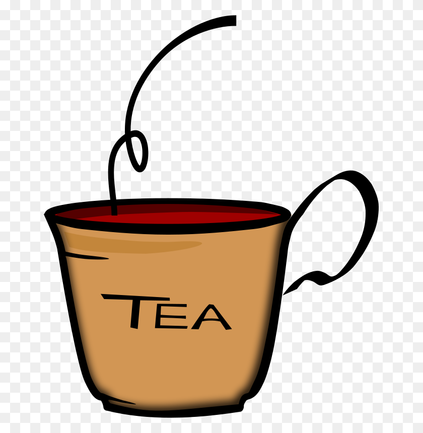 665x800 Free Clipart Cup Of Tea Printerkiller - Cup Of Water Clipart