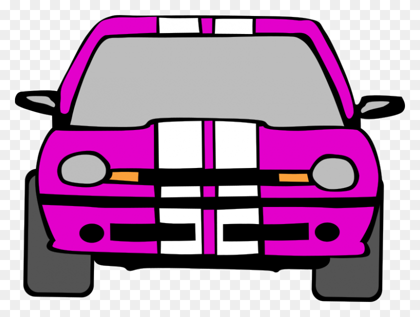 800x589 Free Clipart Dodge Neon Car Gerald G - Front Of Car Clipart