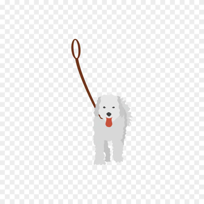 800x800 Free Clipart Dog On A Leash - Dog On Leash Clip Art