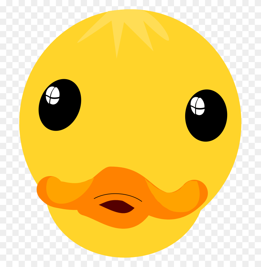 715x800 Free Clipart Duck Face - Full Clipart
