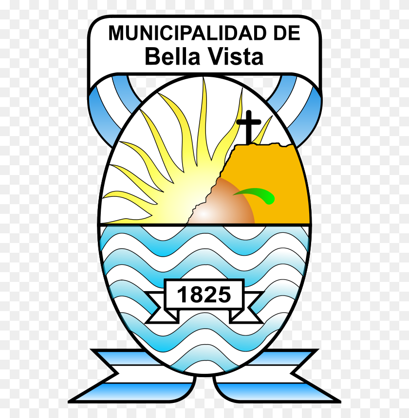 562x800 Бесплатный Клипарт Escudo De La Municipalidad De Bella Vista - Аргентина Клипарт